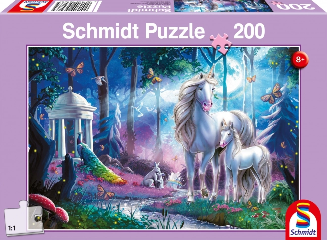 Puzzel Eenhoorns 200 stukjes SCHMIDT