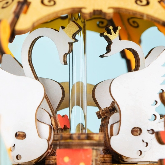 3D puzzel Pompoenkoets muziekdoos