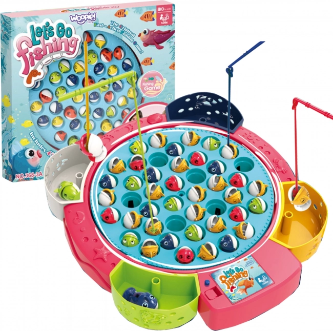 WOOPIE Fishing Game for 4 Players
