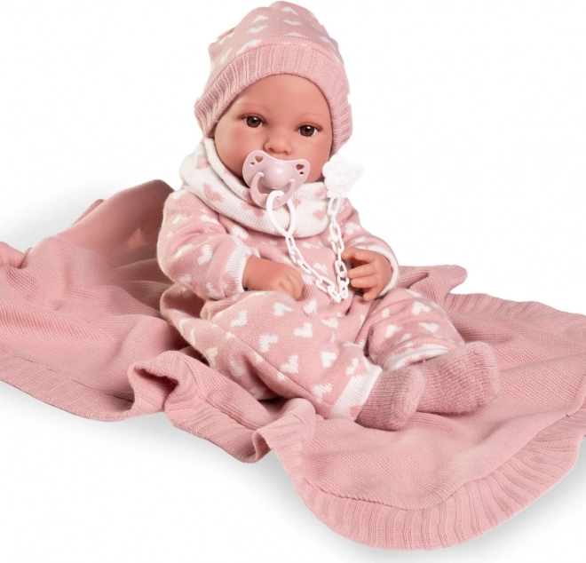 Erika - Realistic Baby Doll with Full Vinyl Body 42 cm