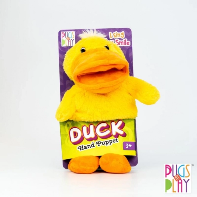 Singing Hand Puppet Duck Pugs at Play