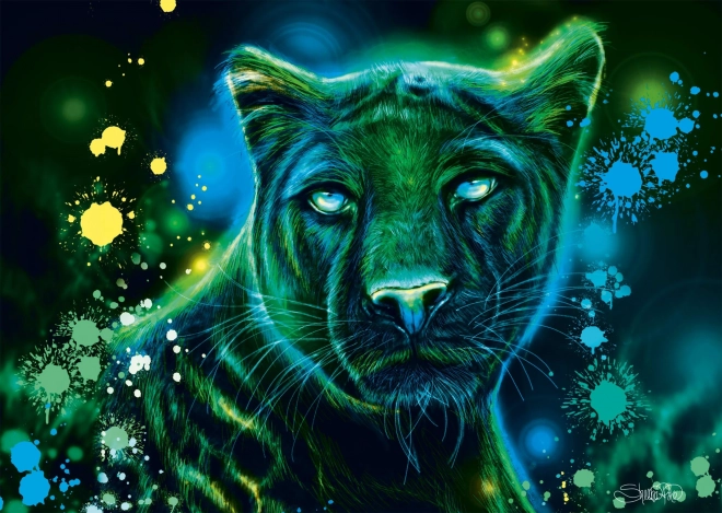 Schmidt Puzzel Neon: Panter 1000 Stukken