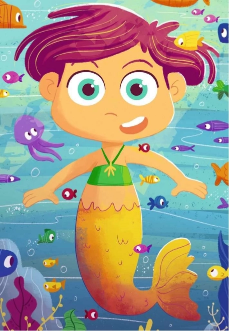 Ravensburger puzzel mix&match: zeemeerminnen en zeemonsters