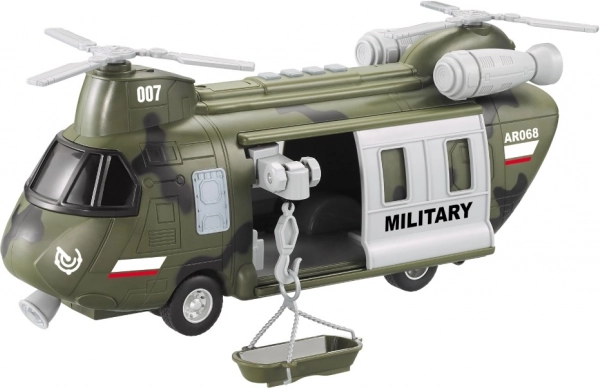 Militair transportvliegtuig op schaal 1:16