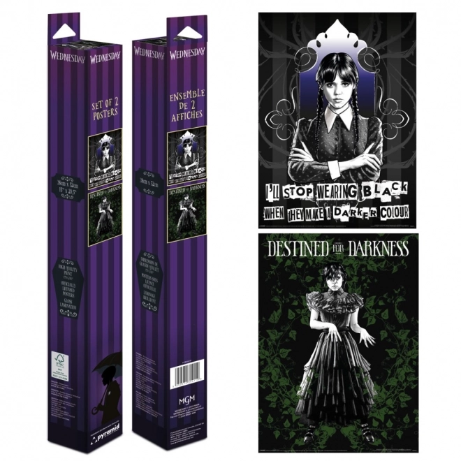 Set Mini-Plakate Mittwoch