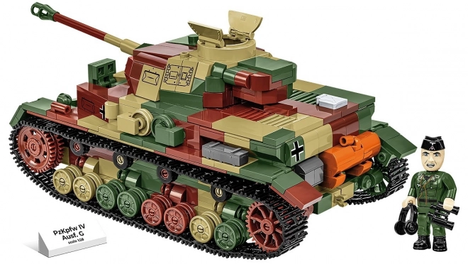 Bouwset WWII Panzerkampfwagen IV Ausf. G met 1107 onderdelen