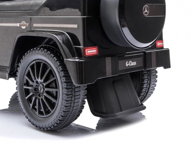 Loopauto Mercedes G-Klasse zwart met claxon en motorgeluid