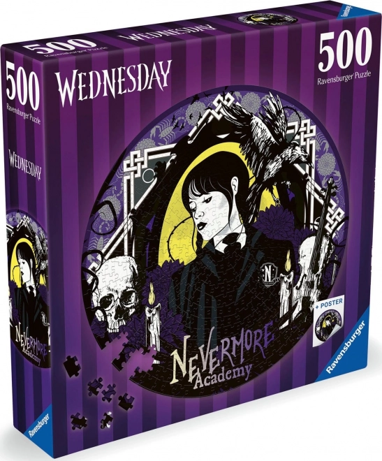 Rundes Puzzle Wednesday 500 Teile