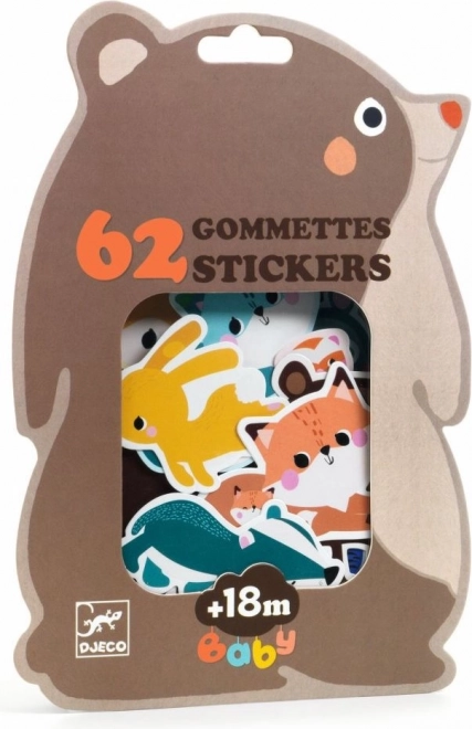 Mijn eerste stickers - bosdieren