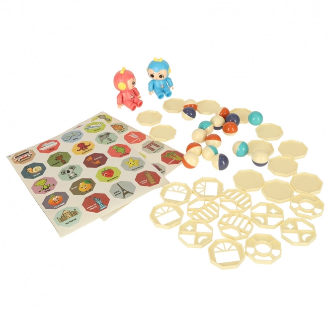 Magnetische bouwset knikkerbaan met muziek 118 stuks