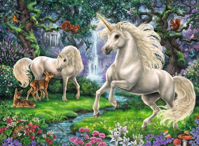 Ravensburger puzzle pour enfants Licornes mystérieuses 200 pièces