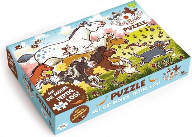 Magellan puzzle La bande d’Avoine course à la petite carotte 200 pièces