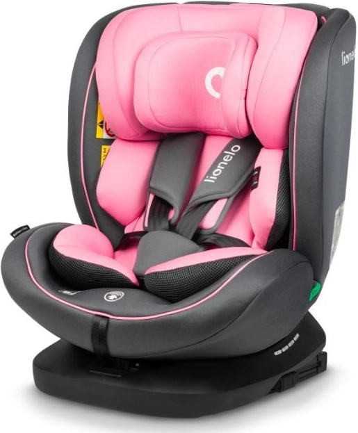 Lionelo Rotating Child Car Seat i-Size 40-150 cm Pink