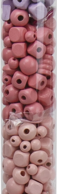 Houten pastel kralen voor kinderen