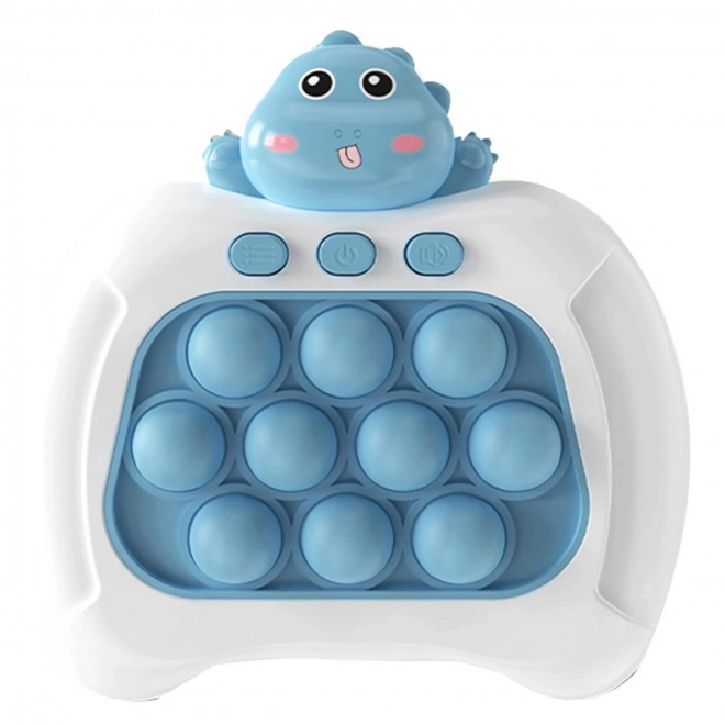 Elektronisches Spiel POP IT Antistress Geschicklichkeitsspiel Dino Blau