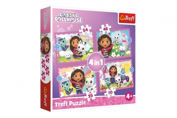 Puzzel 4v1 het huis van Gabi's kat 4+