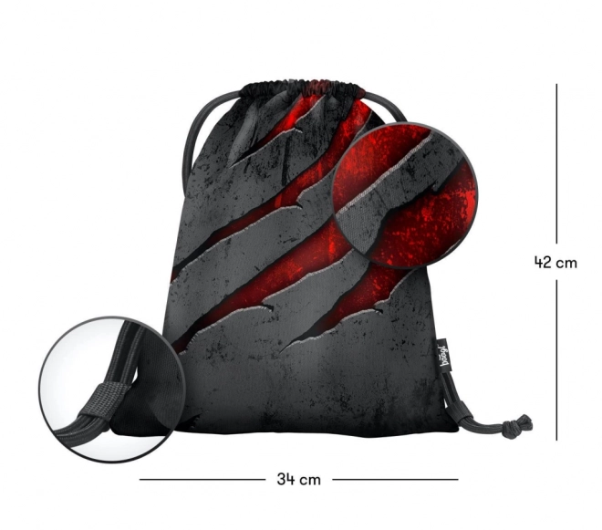 BAAGL ENSEMBLE 3 Core Láva: sac à dos, trousse, sac
