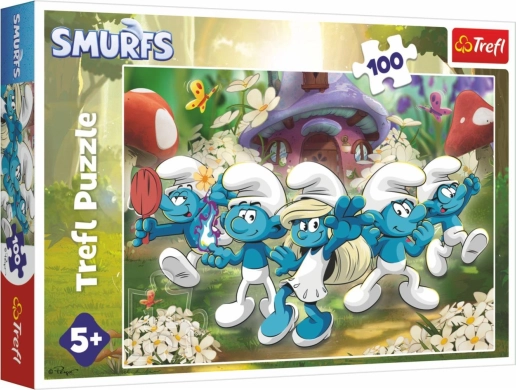 Puzzle Meet the Smurfs 100 Pieces