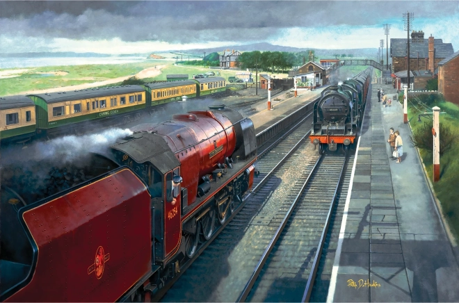 GIBSONS puzzel Hest Bank Whitsun 1961, 500 stukjes