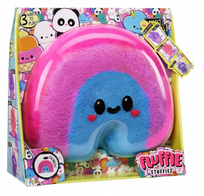 Plush Large Fluffie Stuffiez - Rainbow