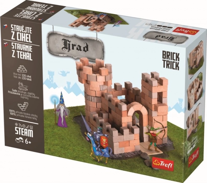 Bouwset kasteel van bakstenen Brick Trick