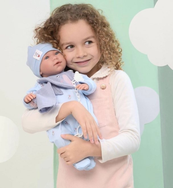Kleertjes voor pop baby New Born maat 40–42 cm met accessoires