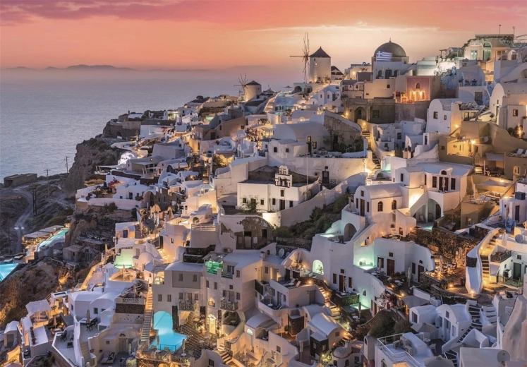 Puzzle Nuances de Santorin 1000 pièces