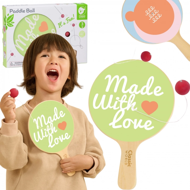 Classic Paddle Ball by Classic World for children 3+
