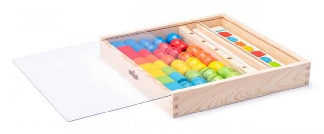 Colors, shapes, and motor skills in one