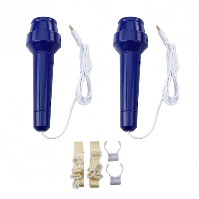 Karaoke-Set mit zwei Mikrofonen und Bluetooth-Lautsprecher