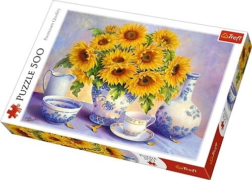 Puzzel 500 stukjes Zonnebloemen
