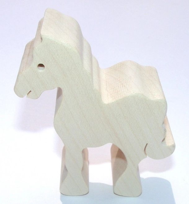 Fauna animal en bois cheval