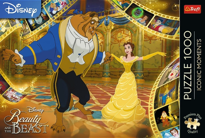 Puzzle TREFL Premium Plus Ikonische Momente: Die Schöne und das Biest 1000 Teile