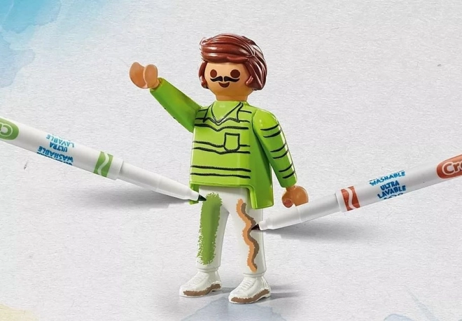 Playmobil Hundesalon mit Crayola Farben