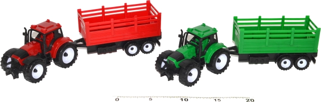 Children's Tractor with Trailer