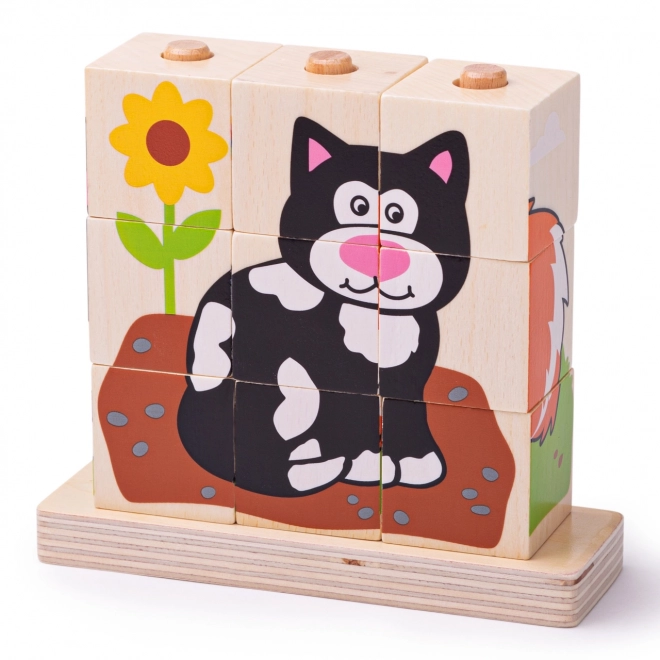 Bigjigs Baby Stapelelementen Dieren