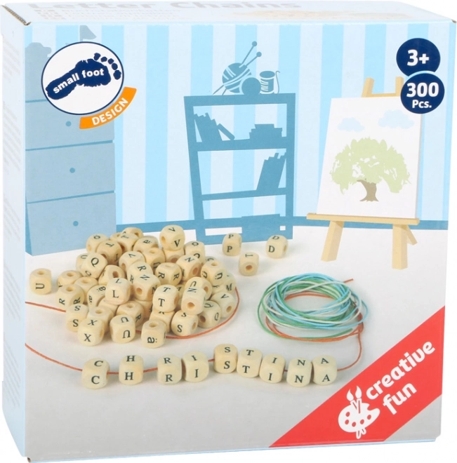 Large Wooden Letter Chain from Small Foot