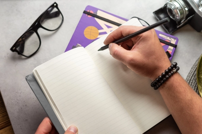 A5 Lined Notebook with Dreamcatcher Motif