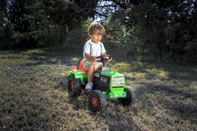 Elektrische kindertractor met aanhanger 6V