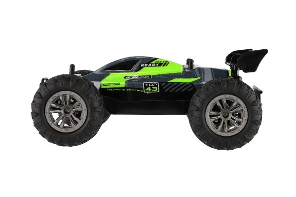Auto RC Buggy snelheid 2,4GHz plastic 25cm op batterijen in doos 31x14x18cm – Groen