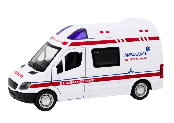 Ambulance hulpdienst basis licht en geluiden