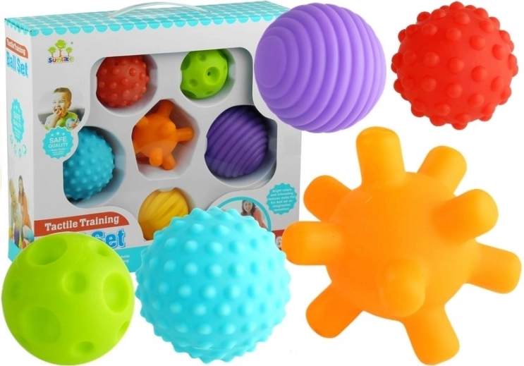 Sensory balls for babies – set of 6 pieces