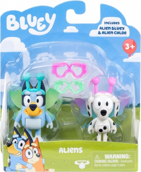 Bluey figuren dubbelverpakking Baby Bluey en Chloe