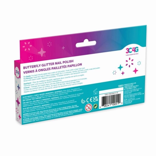 Set nagellakjes Butterfly