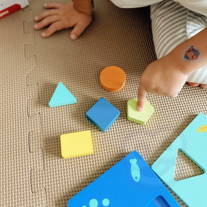 Puzzle Montessori formes et couleurs avec animaux