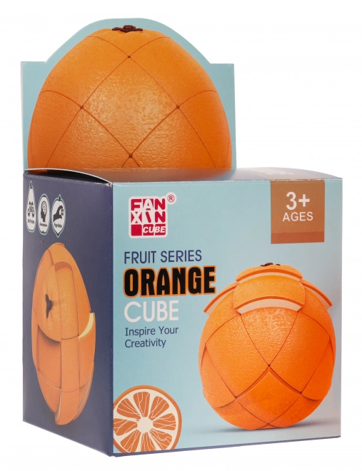 Puzzel kubus oranje