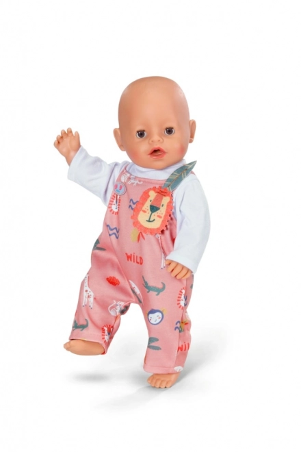 Grenouillère Jungle pour poupées BABY born 43 cm