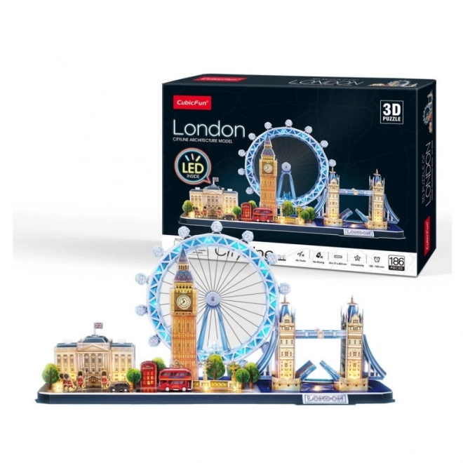 3D Cityline Puzzle London LED