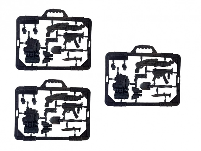 Militaire gigantische vliegtuigset 87 cm met geluiden Licht Militaire accessoires