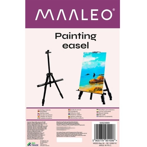 Metalen schildersezelschildering